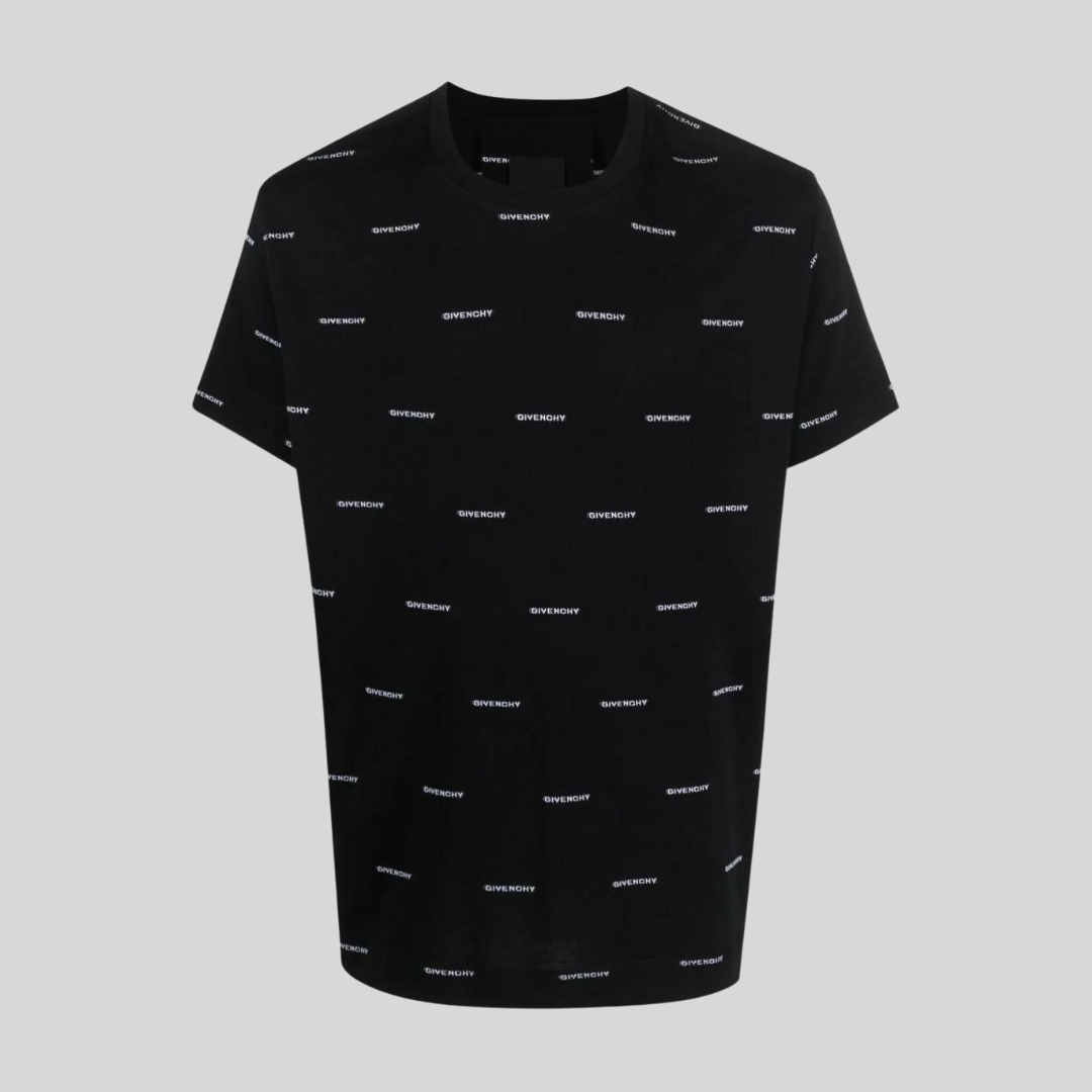 Givenchy Black Logo-Print T-Shirt